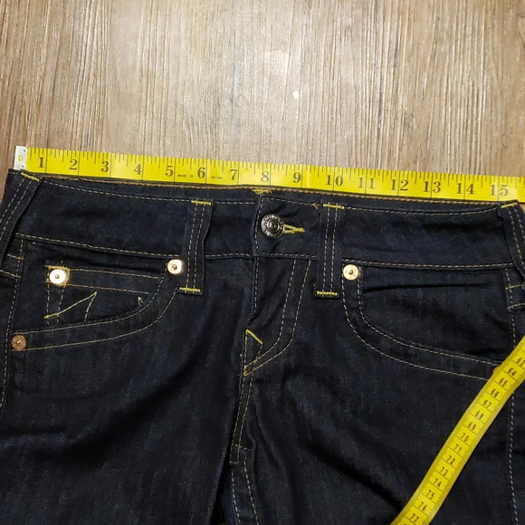 True religion jeans excellent condition dark wash boot cut pocket flap - Picture 3 of 9